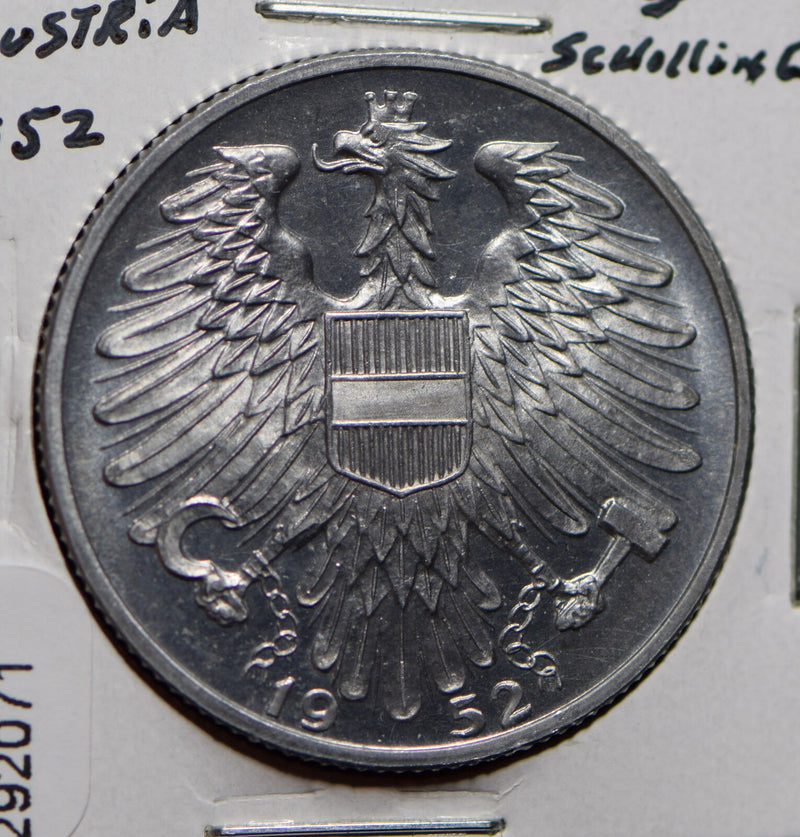Austria 1952 5 Schilling Eagle animal  292071 combine shipping