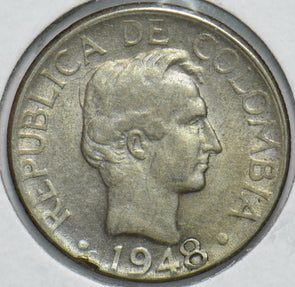 Colombia 1948 20 Centavos 293488 combine shipping