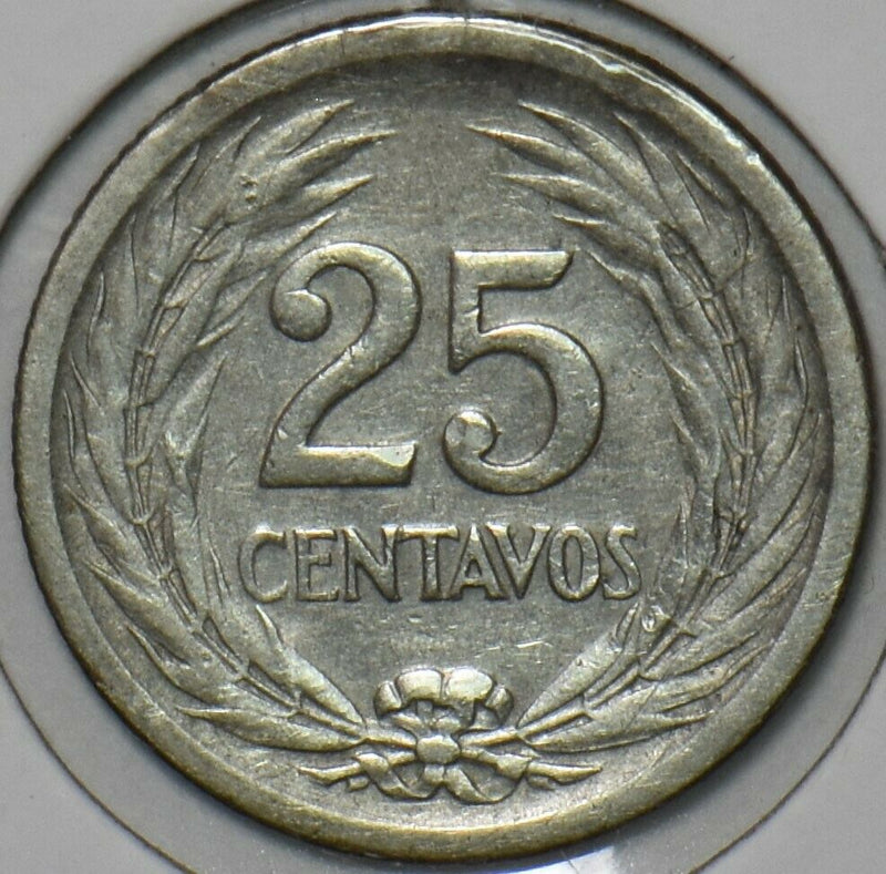 El Salvador 1953 25 Centavos 195941 combine shipping