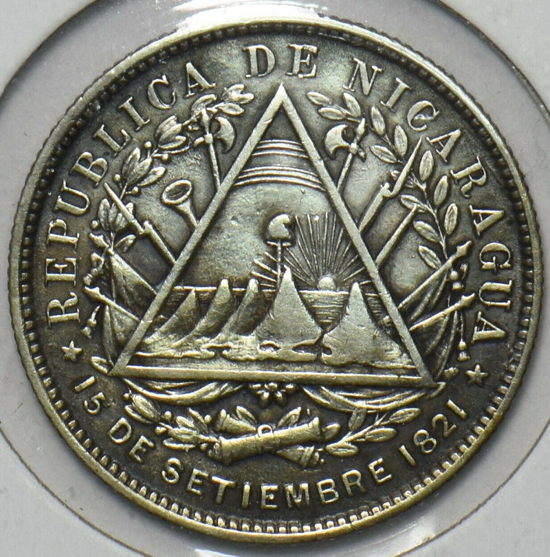 Nicaragua 1887 20 Centavos 296835 combine shipping