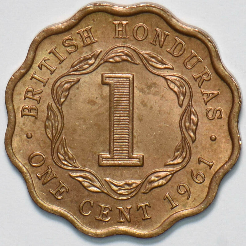 British Honduras 1961 Cent Queen Elizabeth II 293373 combine shipping