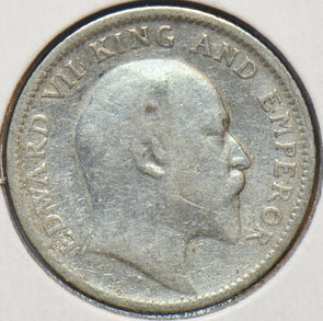 British India 1910 C 1/4 Rupee 192980 combine shipping