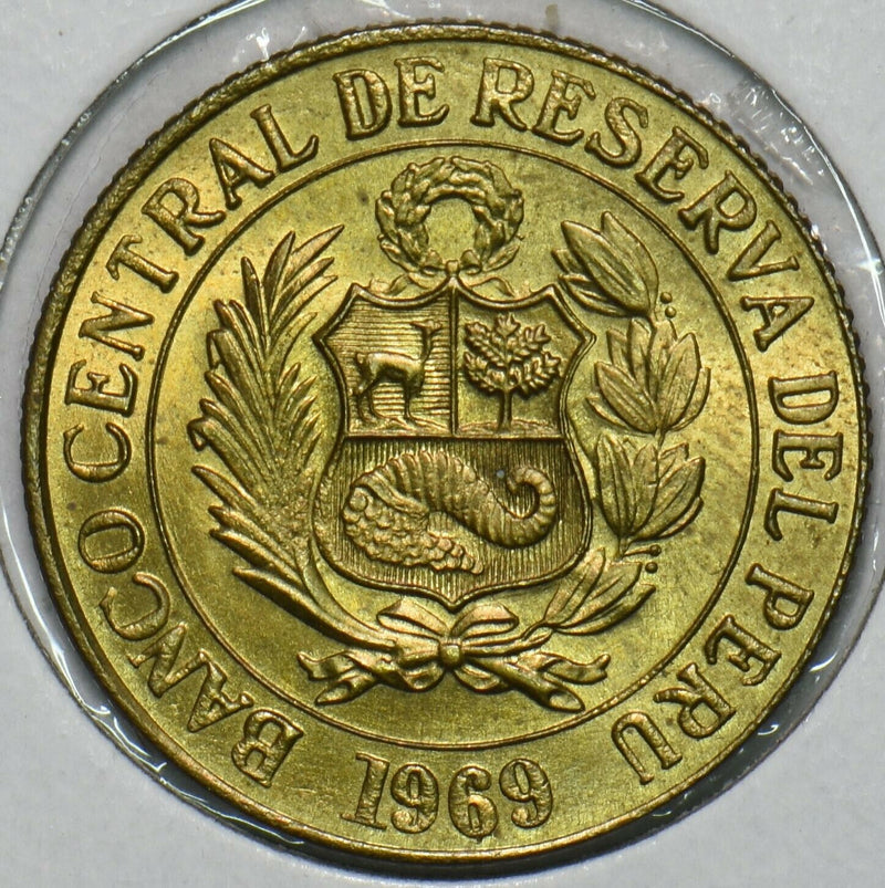 Peru 1969 1/2 Sol Llama animal 196580 combine shipping