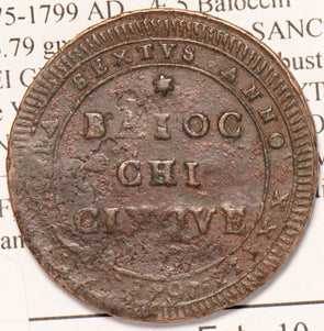 Italy Papal States 1797 ~1799 5 Baiocchi  ber.2987 I0153 combine shipping
