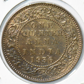 British India 1936 B 1/4 Anna 902358 combine shipping