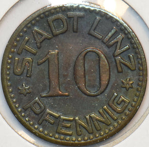 Germany 1900 's 10 Pfennig Linz 296498 combine shipping