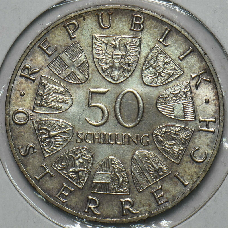 Austria 1967 50 Schilling 296861 combine shipping