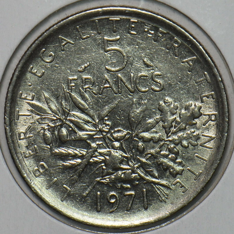 France 1971 5 Francs 151819 combine shipping