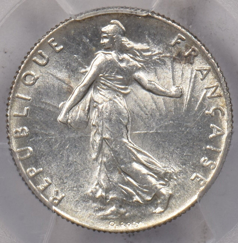 France 1918 50 Centimes PCGS MS 62 Gad-420 F-190 PI0213 combine shipping