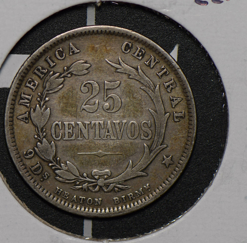 Costa Rica 1893 25 Centavos  290684 combine shipping