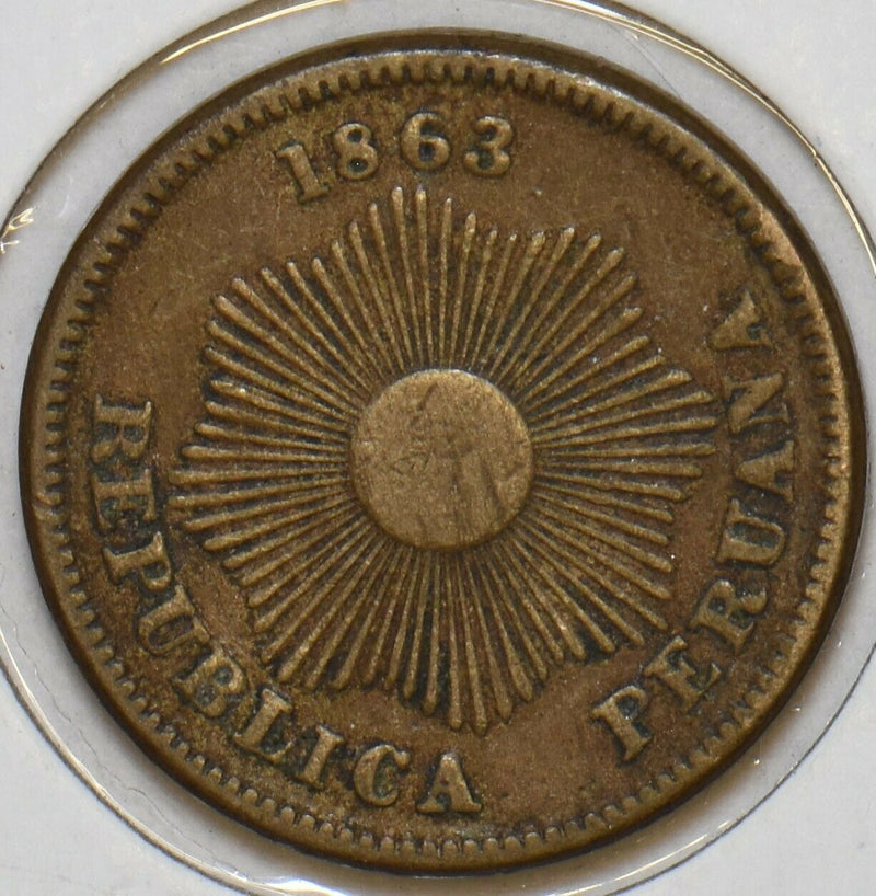 Peru 1863 Centavo 196718 combine shipping