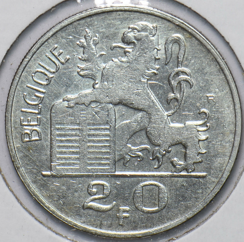 Belgium 1949 20 Francs Lion animal 294077 combine shipping