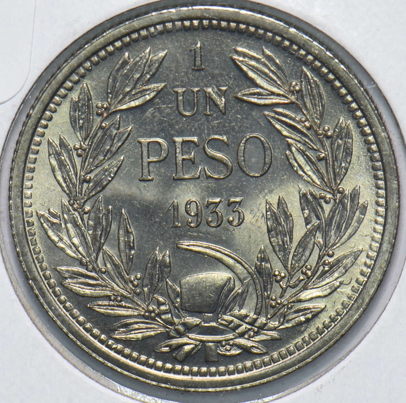 Chile 1933 Peso Vulture animal 293467 combine shipping