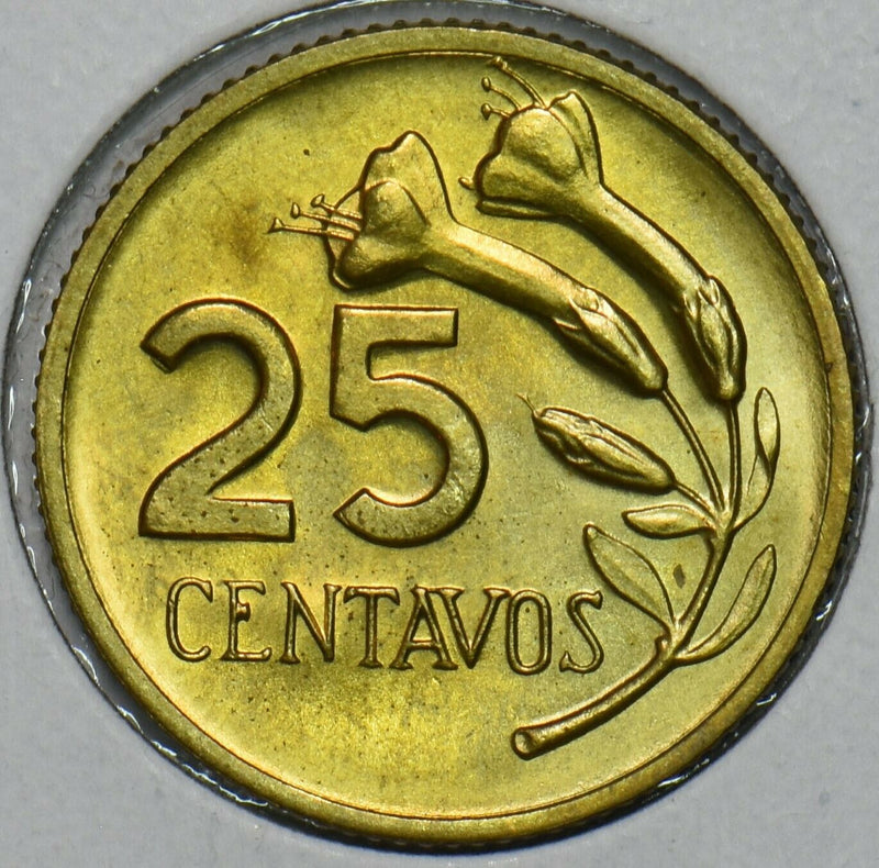 Peru 1967 25 Centavos 196562 combine shipping