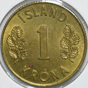 Iceland 1965 Krona Dragon animal Bull 192323 combine shipping