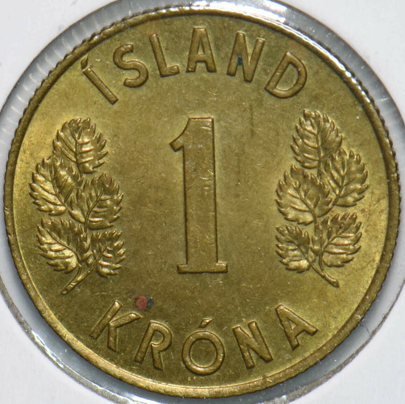 Iceland 1965 Krona Dragon animal Bull 192323 combine shipping