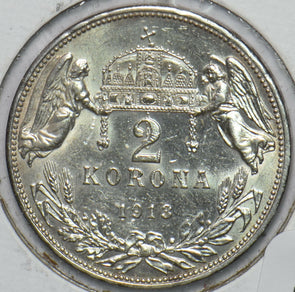Hungary 1913 2 Korona 296355 combine shipping