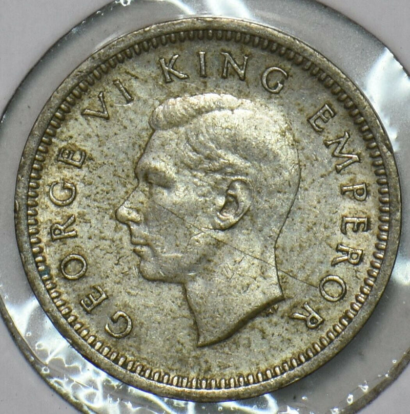 New Zealand 1945 3 Pence 152413 combine shipping