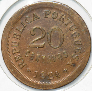 Portugal 1924 20 Centavos 293273 combine shipping