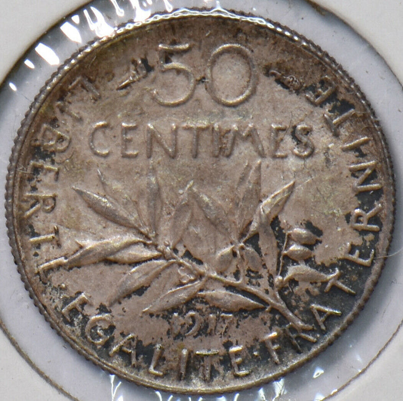 France 1917 50 Centimes 293959 combine shipping