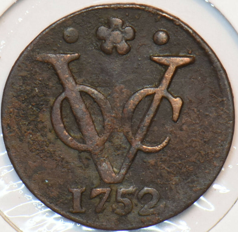 Netherlands East Indies 1752 1/2 Duit 296400 combine shipping