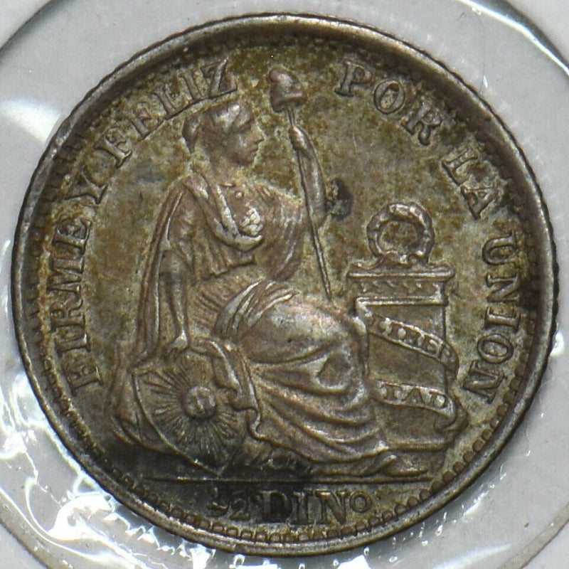 Peru 1901 1/2 Dinero 196630 combine shipping