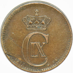 Denmark 1875 5 Ore Dolphin animal 293241 combine shipping