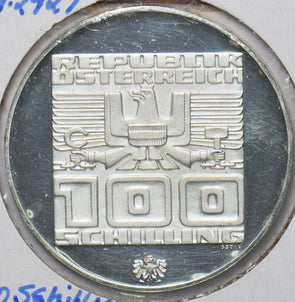 Austria 1976 100 schilling Eagle animal 293675 combine shipping