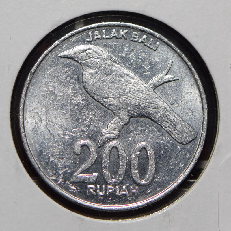 Indonesia 2003 200 Rupiah Starling Bird animal  901347 combine shipping