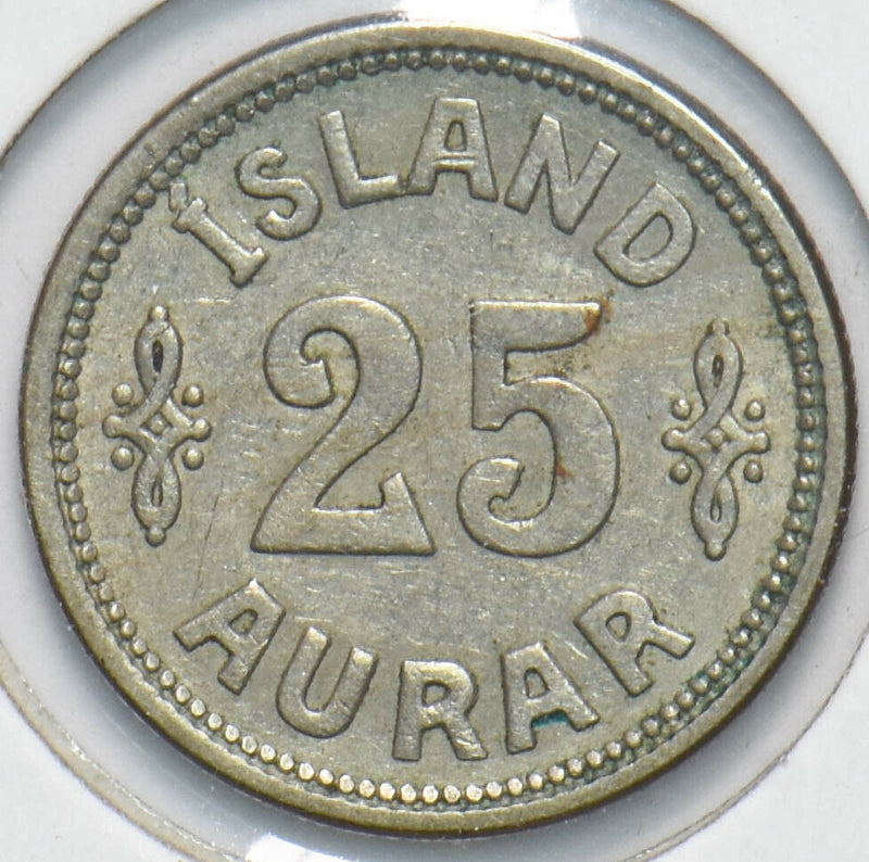 Iceland 1937 25 Aurar 192390 combine shipping