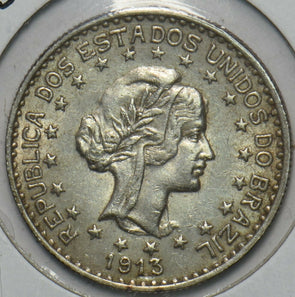 Brazil 1913 1000 Reis 296836 combine shipping