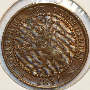 Netherlands 1881 Cent Lion animal 296402 combine shipping