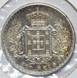 Portugal 1891 500 Reis 296375 combine shipping
