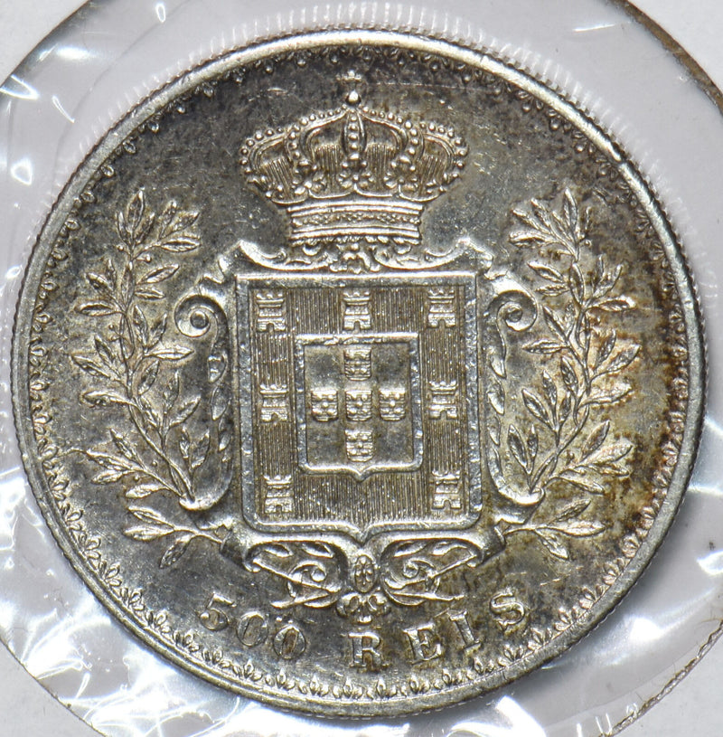 Portugal 1891 500 Reis 296375 combine shipping