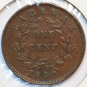Sarawak 1930 Cent Rooster animal 294015 combine shipping