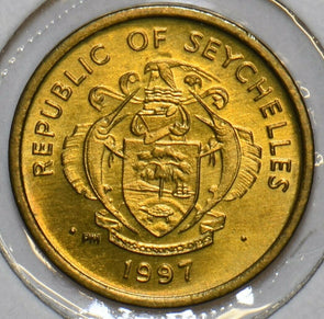 Seychelles 1997 Cent Mud Crab animal 152098 combine shipping