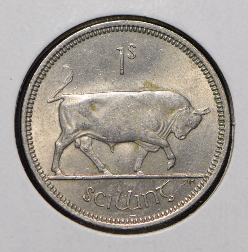 Ireland 1964 Shilling Bull animal  291947 combine shipping