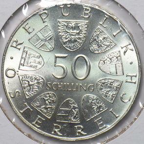 Austria 1973 50 schilling 293669 combine shipping