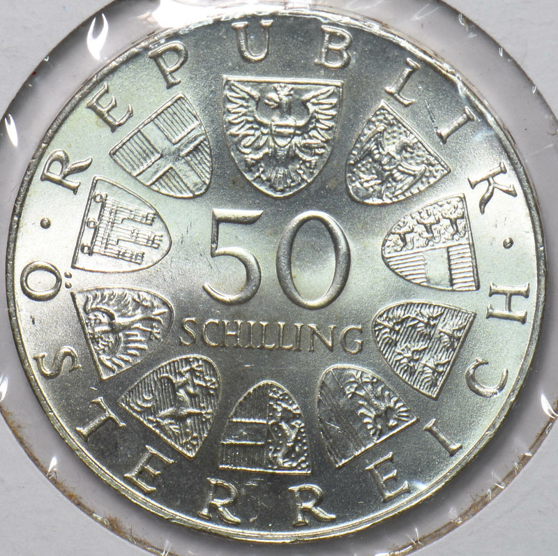 Austria 1973 50 schilling 293669 combine shipping