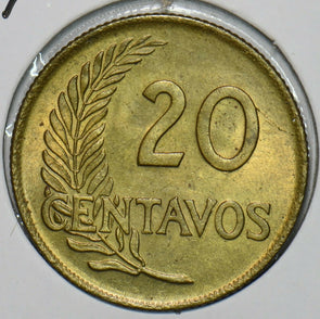Peru 1959 20 Centavos 196597 combine shipping