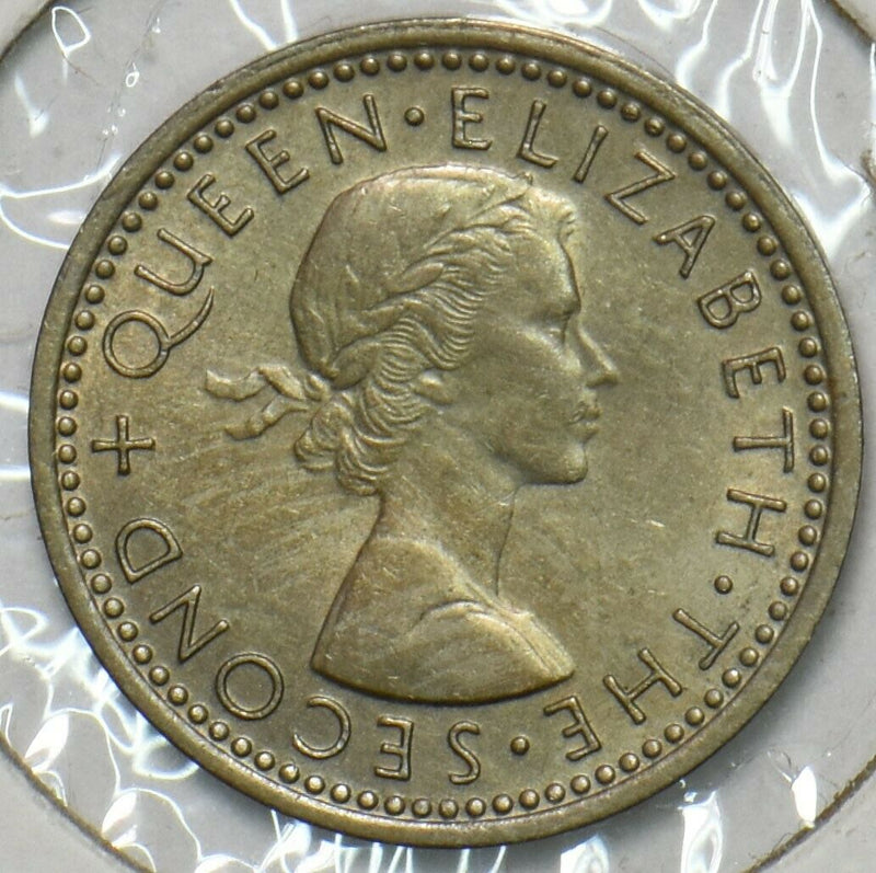 New Zealand 1957 3 Pence 152407 combine shipping