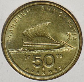 Greece 1998 50 Drachmai 195753 combine shipping