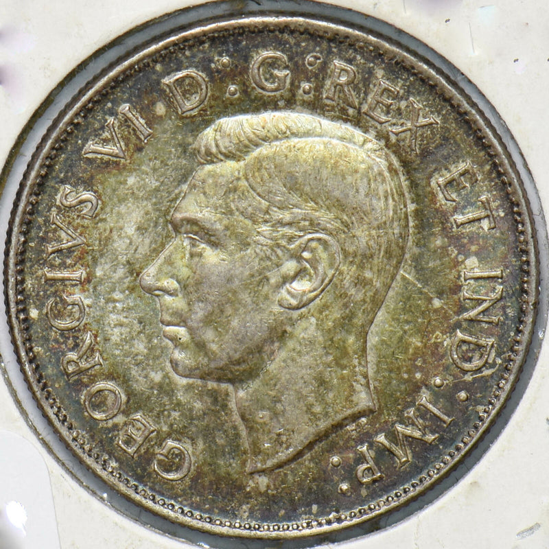 Canada 1944 50 Cents Lion animal Horse Georgivs VI 293331 combine shipping