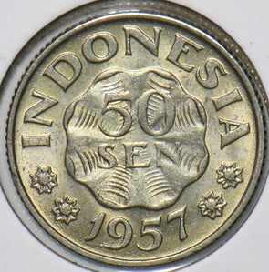 Indonesia 1957 50 Sen 296441 combine shipping