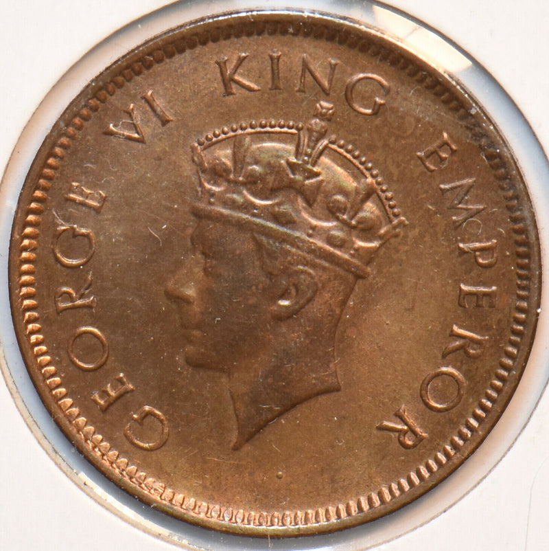 British India 1939 B 1/4 Anna 193011 combine shipping