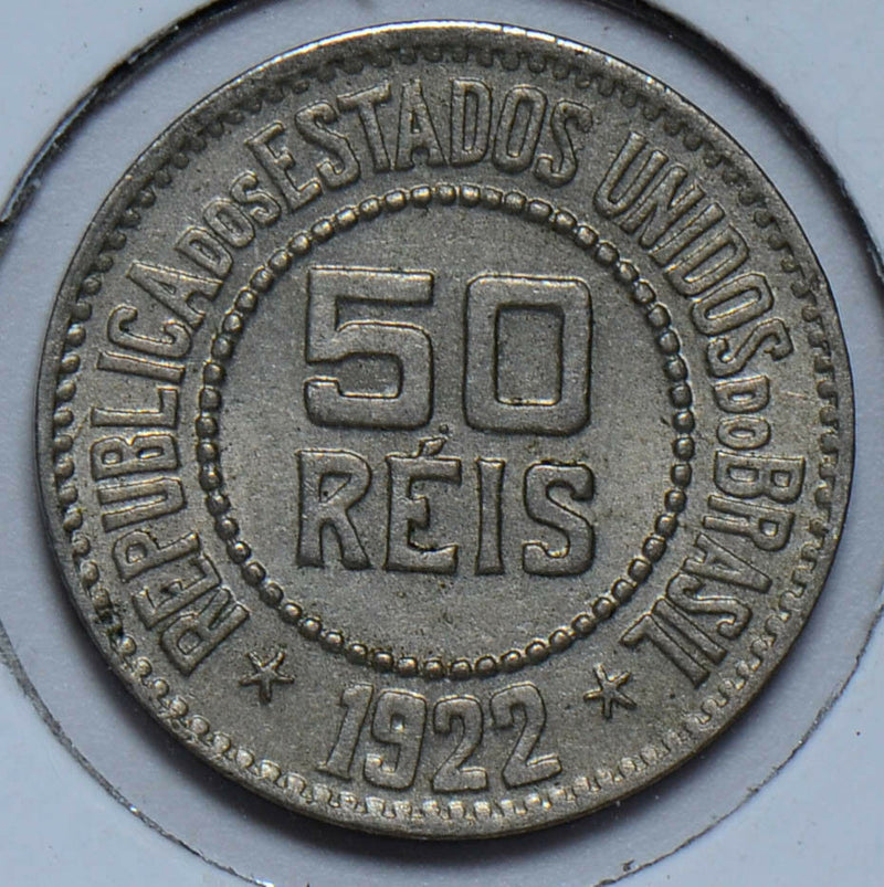 Brazil 1922  50 Reis  B0060 combine shipping