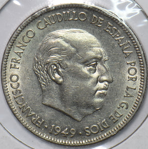 Spain 1949 5 Pesetas 296373 combine shipping