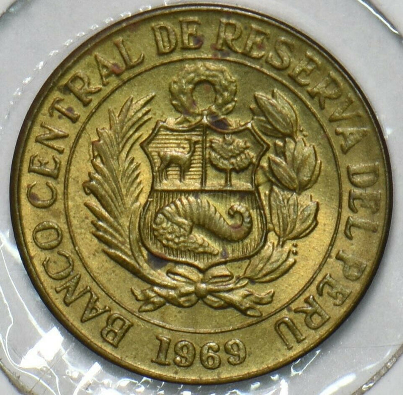 Peru 1969 5 Centavos 196604 combine shipping