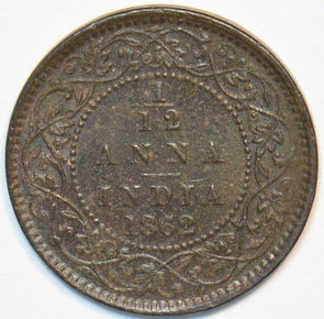 British India 1862 1/12 Anna UNC 296408 combine shipping