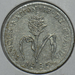 Rwanda 1985 Franc 152054 combine shipping